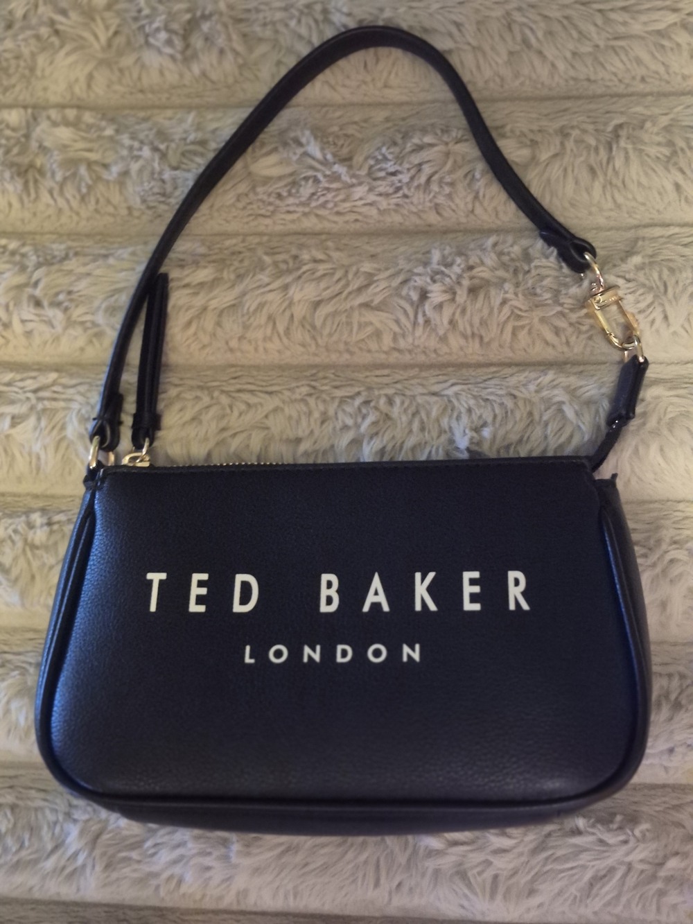 Ted Baker Black Logo Shoulder Bag